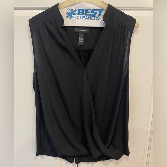 INC black sleeveless blouse Size XL - Picture 1 of 3